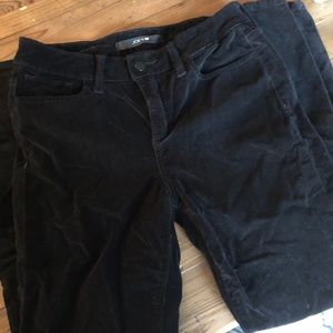 Joe’s Jeans- black velour pants